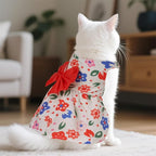choyaxo Floral Dog Dress Cute Dog Skirt Pet Dress Summer Pet Clothes for Puppy Small Cats