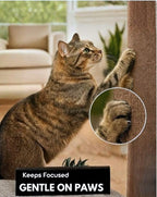 Trimmable Self-Adhesive Cat Scratch Mat, DIY Climb Scratcher for Cat Tower, Couch, and Furniture Protector, Replacement Pads (Brown, 23.6''x11.8'', 3-Pack)