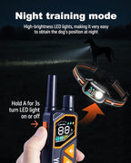 2-in-1 Dog Shock Collar with Remote & Bark Collar - Smart Anti Barking Dog Electric Training Collar with 5 Adjustable Sensitivity & 3300FT for All Breeds IPX7 Waterproof E-Collar for 2 Dogs
