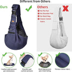 CUBY Dog and Cat Sling Carrier - Hands Free Adjustable Small Pet Sling - Soft Pouch and Tote Design - Suitable for Puppy, Small Dogs Cats Outdoor