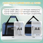 Petskd Pet Carrier 18x13x9.5 Southwest Airline Approved, Pet Travel Carrier Bag for Small Cats and Dogs, Soft Dog Carrier for 1-15 LBS Pets,Dog Cat Carrier with Safety Lock Zipper (Blue)