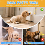 ChunHee Dog Bells to Go Outside – Bell for Dogs to Ring to Go Potty | Dog Door Bell with 5 Adjustable Volume(0-115dB) & 36 Ringtones (Includes Voice Commands)