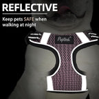 PUPTECK Dog Harness and Leash Set Small Sized, Step in No Pull Adjustable Puppy Cat Harness Reflective Pet Vest