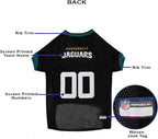 Pets First NFL Jacksonville Jaguars Dog Jersey, Size X-Small, Football Shirt Costume for Pet, Dog Sports T-Shirt, NFL Team Clothing for Cats, Licensed Pet Apparel Available in 7 Sizes and 32 Teams