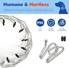 Supet Dog Prong Collar, Adjustable Dog Pinch Training Pinch Collar with Quick Release Buckle for Small Medium Large Dogs(Packed with One Extra Links)