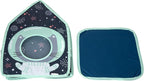 Kitty City Galactic Pop-Up Cat Play House, Collapsible Indoor Cat Hideout with Peekaboo Openings, Lightweight Foldable Cat Cube for Play & Lounging