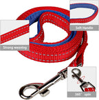YIMEIS Dog Harness and Leash Set, No Pull Soft Mesh Pet Harness, Reflective Adjustable Puppy Vest for Small Medium Large Dogs, Cats (Red & Blue, X-Small (Pack of 1)