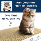 HQRP 3-pack Large Cat Scratcher Cardboard 17.5"x9.5" Cat Scratcher Box, Reversible Cat Scratch Pad Board, Wide Flat Scratching Pad for Cats, Corrugated Scratch Bed, Cardboard Scratcher for Indoor Cats