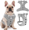 AVERYDAY Dog Tuxedo for Wedding Outfit, Dog Suit and Tie Costumes for Birthday, Halloween, Cosplay, Christmas Party, Pet Formal Wear with Bowtie, Tux for Medium Large Dogs, Bulldog, Labrador, Husky