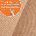 Cat Scratching Mat - 79"x16" Trimmable Cat Scratching Carpet Mat, Large Self-Adhesive DIY Cat Scratch Mat Roll, Cat Tree Shelves Replacement Mat Pad, Couch Furniture Protector, Toy Ball&Strong Tape