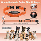 PaiPaitek Vibrating Dog Collar No Shock - 3300ft Dog Training Collar with Remote for 10-120lbs Small Medium Large with Beep, Vibration, Ultrasonic Modes, Security Lock & No Prongs