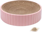 Cardboard Cat Scratcher Round Cat Scratching Board Cardboard Bowl Nest Pet Scratch Scratching Pad Lounge Bed Corrugated Paper Design for Clawing and Resting