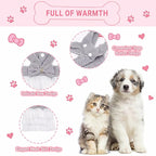 Dog Dresses, Fashion Pet Dog Clothes, Striped Mesh Puppy Dogs Princess Dresses (Blue, Small)