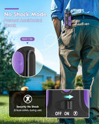 SLOPEHILL Dog Shock Collar,4200FT Dog Training Collar with Remote,IPX8 Waterproof E-Collar with Beep,Vibration,Shock,Flash Light,No Shock Mode,Electric Shock Collar for Small Medium Large Dog,Purple