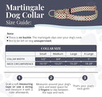 Lucky Love Dog Martingale Dog Collar - Adjustable, No-Slip, Durable, & Soft Webbing Collar for Male and Female Dogs Ideal for Training & Walking - in Unique Pongo Pattern, Medium Size