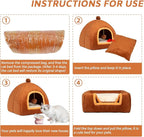 Cat Bed Cave for Indoor Cats,Cat House Tent Bed with Removable Washable Cushioned Pillow, 2-in-1 Kitten Beds for Indoor Kittens,Pet Bed