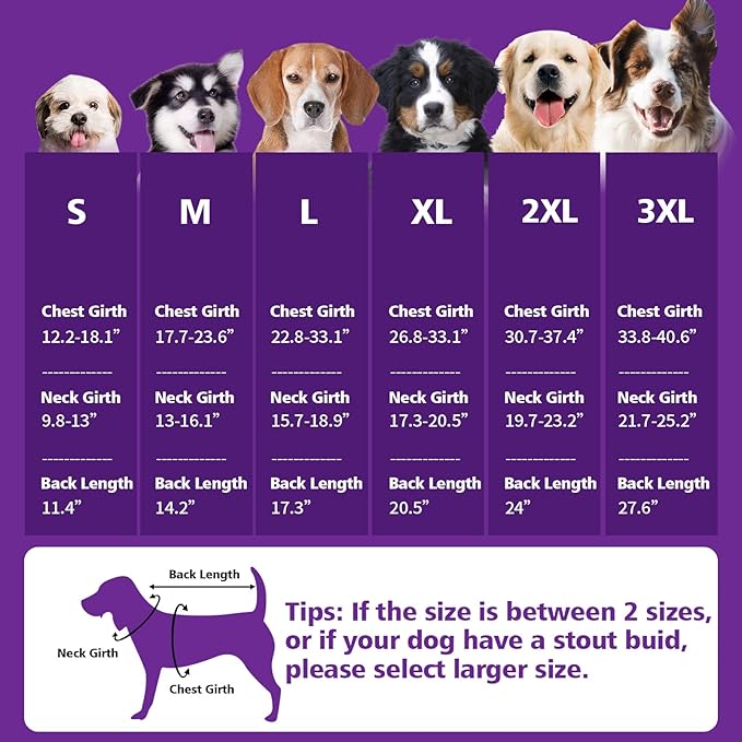 Fragralley Dog Coat Small, Waterproof Dog Jacket with Warm Fleece Lining, Adjustable Reflective Dogs Winter Coat, Turtleneck Pet Coats for Cold Weather (Purple S)
