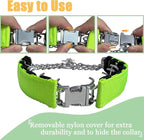 Prong Training Collar for Dogs, Adjustable Dog Pinch Collar with Quick Release Buckle, No Pull Collar for Small Medium Large Dogs, Extra Link and Caps