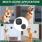 Dog Door Bell for Potty Training, Smart Wireless Doggie Doorbell to Go Outside, 1000 Feet Long Range with IP65 Waterproof Super-Light Touch Button, 60 Melodies & Adjustable Volume (1Button)
