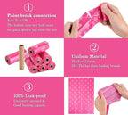 Biodegradable Dog Poo Bags with Holder-240 Large Poop Bags, Corn Starch Blended Compostable Bag, Extra Thick Strong Leak Proof Waste Bag for Dogs (Pink)