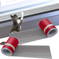 2 Rolls Window Sill Protector from Dog Cat Scratching - 5.5 Inch x 6.6 Feet Cuttable Rubber Door Furniture Edge Protector from Dog and Cat Claw Scratching Chewing Slobbering on Window Sills
