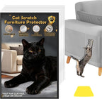 Cat Scratch Furniture Protector 14Pack Clear Anti Cat Scratch Protector, Single-Sided Self-Adhesive Furniture Cat Scratch Protector (14 Pack)