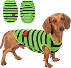 Dog Shirts for Medium Dogs, Striped T-Shirts Pets Vest Pet Apparel Tee Shirts Dog Tank Top Spring Summer Suitable for Chihuahua French Bulldog Bichon Shih Tzu