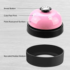 Comsmart Dog Training Bell, Set of 2 Dog Puppy Pet Potty Training Bells, Dog Cat Door Bell Tell Bell with Non-Skid Rubber Base