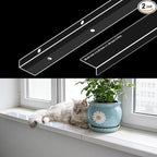 Ultra Clear Window Sill Protector - Scratch & Chew Proof Pet Guard for Dogs & Cats, Easy Install Transparent Ledge Cover, No Residue