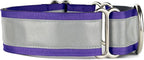 If It Barks - 1.5" Reflective Martingale Collar for Dogs - Adjustable - Made in USA - Strong, Durable, and Comfy - Ideal for Training - Suitable for Most Breeds - Small, Purple
