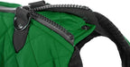 Gooby Fashion Vest Dog Jacket - Green, Large - Warm Zip Up Dog Bomber Vest with Dual D Ring Leash Water Resistant for Small to Medium Dogs