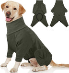 Dog Winter Coat,Full Body Pajamas Onesie Warm Dog Cold Weather Jacket,4-Legged Onesie Jumpsuit,High Collar Snowsuit Sweater for Walking, Hiking, Travel, Home Wear