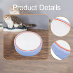 Cat Scratcher Bed Lounge Round Anti Slip Bottom 40cm Mat Cat Scratch Pad for Indoor Cats to Play, Rest, Grind Kitten Training, Blueberry