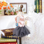Fashion Sweet Puppy Dog Blingbling Princess Skirt Pet Dog Lace Cake Camisole Tutu Dress J-Pink M