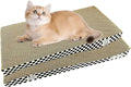 Cat Scratching Board, 2 Packs Corrugate Cat Scratcher for Indoor Cats, Cat Scratch Pad with Double-Sided Usability