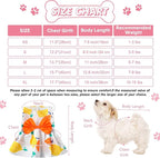 Saintrygo 5 Pieces Floral Dog Dress Cute Dog Skirt Pet Dresses Pet Clothes Dresses Cat Princess Bowknot Clothes Puppy Outfits for Yorkie Puppy Cat, 5 Styles(Cute Style,Small)
