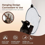 Cat Scratcher Mat, Natural Cotton Rope Cat Scratch Pad, 15.7'' Round Horizontal Floor Cat Scratching Pads for Indoor Cats, Cat Furniture Protector for Wall, Couch, Carpets, Sofas
