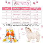 Saintrygo 5 Pieces Floral Dog Dress Cute Dog Skirt Pet Dresses Pet Clothes Dresses Cat Princess Bowknot Clothes Puppy Outfits for Yorkie Puppy Cat, 5 Styles(Cute Style,Large)