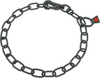 Herm Sprenger Black Stainless Steel Adjustable Fur Saver Dog Chain Collar Medium Link Professional Training Collar with Quick Release Snap Hook for Medium Large Dogs Made in Germany (20in (50cm))