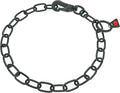 Herm Sprenger Black Stainless Steel Adjustable Fur Saver Dog Chain Collar Medium Link Professional Training Collar with Quick Release Snap Hook for Medium Large Dogs Made in Germany (26in (65cm))