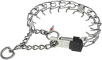 Herm Sprenger Stainless Steel Dog Collar with Short Links and Quick Release ClicLock Buckle Made in Germany (Stainless Steel, 20in x 3.0mm (Neck Size up to 16-17in))
