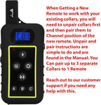 My Pet Command 1.25 Mile (6600 Ft) Dog Training Extra Remote Safe Dog Shock Collar Shock, Vibrate, Tone and Flashing Beacon Lights Waterproof Rechargeable Dog Hunting add Up to 3 Collars