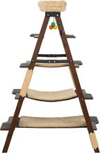 Stakmore Folding Cat Tree, Espresso – Hardwood & Plywood, No Assembly Required, Space-Saving Design