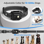 RPZ Dog Shock Collar with Remote Control, Dog Training Collar, E Vibration Collar for Large Medium Small Dogs, 4 Training Modes Rechargeable IPX7 Waterproof 4200FT, 2pcs
