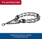 Herm Sprenger - Stainless Steel Ultra-Plus Prong Dog Training Collar - Black - 4 mm x 20" Neck Size; 25" Chain Length