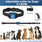 Small No Shock Dog Training Collar for Small Dogs 5-15lbs, Strong Vibrating Dog Collar Beep and Vibrate Only, Safe Lock Waterproof Rechargeable Vibration Collars for Dogs-No Prongs,Blue