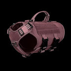 ICEFANG GN3 Tactical Dog Harness for X-Small Dogs, 6X Quick-Release Buckles,Dog Molle Vest with Handle,3/4 Body, Hook and Loop Panel for ID Patch,No Pulling Front Clip (XS (Chest: 17"-23"), Pink)