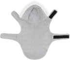 HDE Dog Puffer Jacket Fleece Lined Warm Dog Parka Winter Coat with Harness Hole Patriotic - M