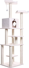 Armarkat Cat Tree Model B7801, Alabaster, 32"(L)X27"(W)X78"(H)