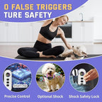 Ultra-Small Anti Bark Collar, Ultra-Light & Thin Dog Training Collar with 1300ft Remote for Small Dogs 5-15lbs, 198-Level Precise Control, Rechargeable, Black(Not Auto Collar)